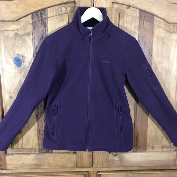 Columbia Jackets & Coats Womens Columbia Full Zip Purple Fleece